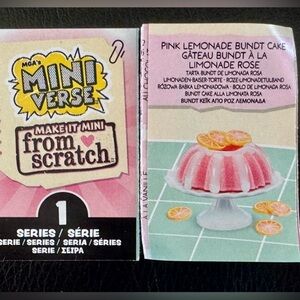 Pink Lemonade Bundt Cake Miniverse make it mini food from scratch series 1
